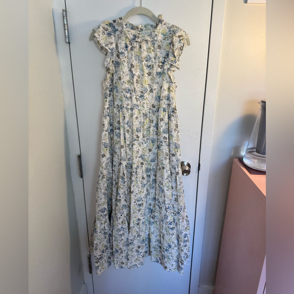 En Saison Maxi Eyelet Dress